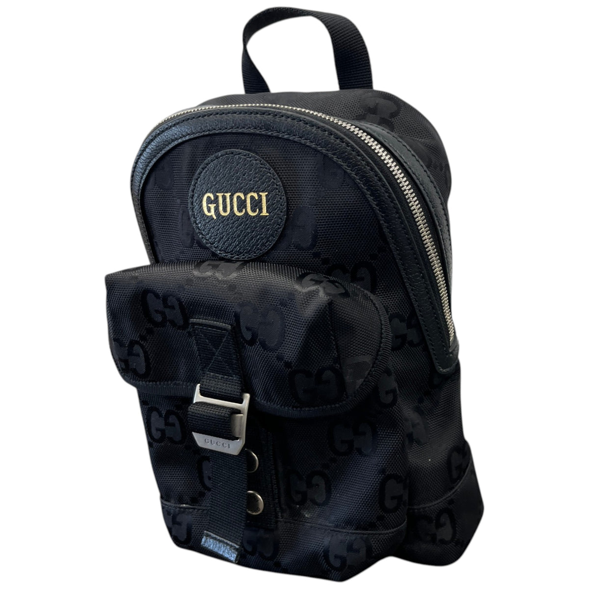 Men's Off The Grid GG Monogram Belt Bag Black - Photo 5