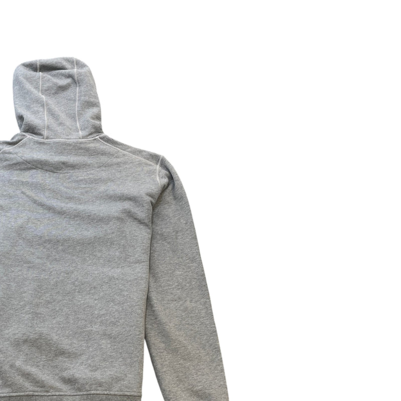 Men's Applique Logo Hoodie Grey Size XL