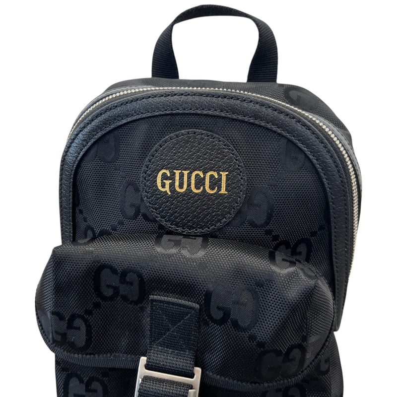 Men's Off The Grid GG Monogram Belt Bag Black