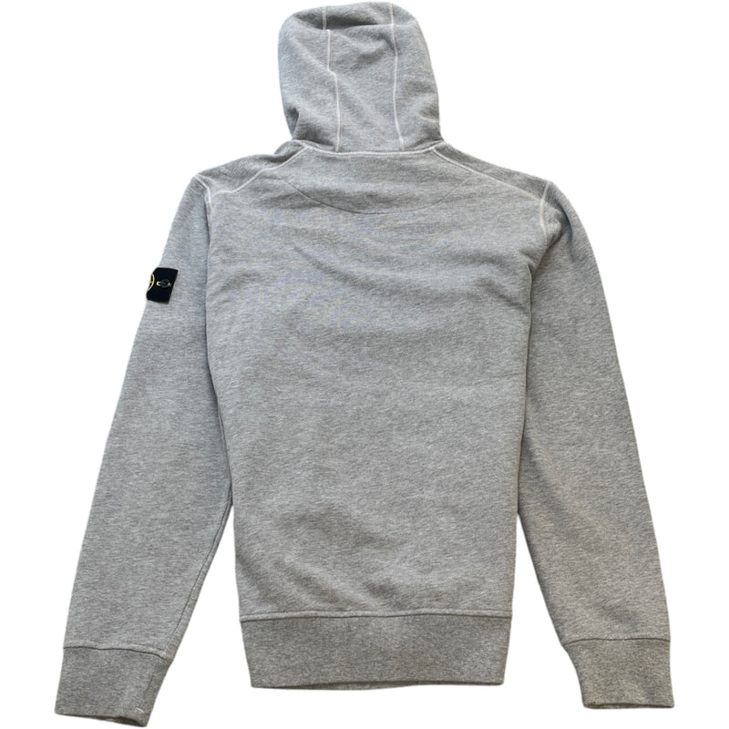 Men's Applique Logo Hoodie Grey Size XL