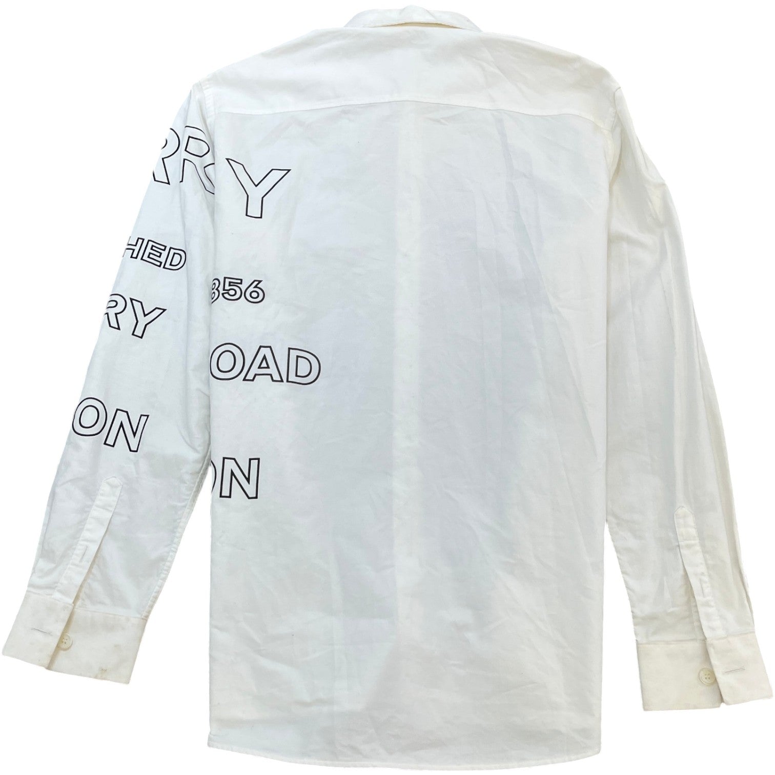 Men's Horseferry Print Shirt White Size M - Photo 2