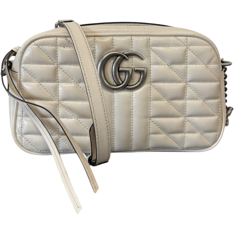 Women's GG Marmont Camera Handbag White