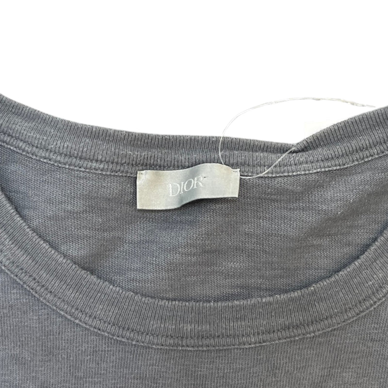 Men's Log Graphic T-Shirt Grey Size XXL