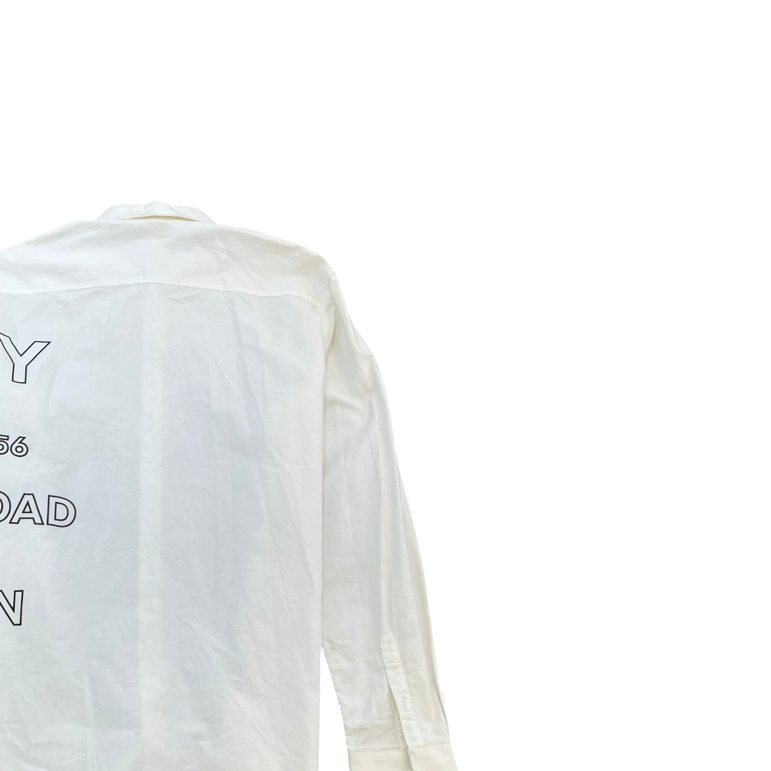 Men's Horseferry Print Shirt White Size M - Photo 4