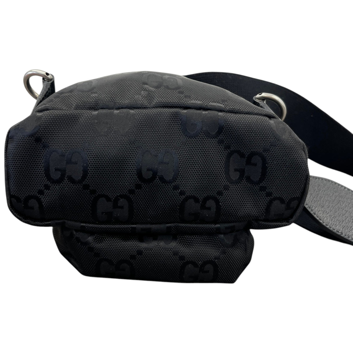 Men's Off The Grid GG Monogram Belt Bag Black - Photo 10