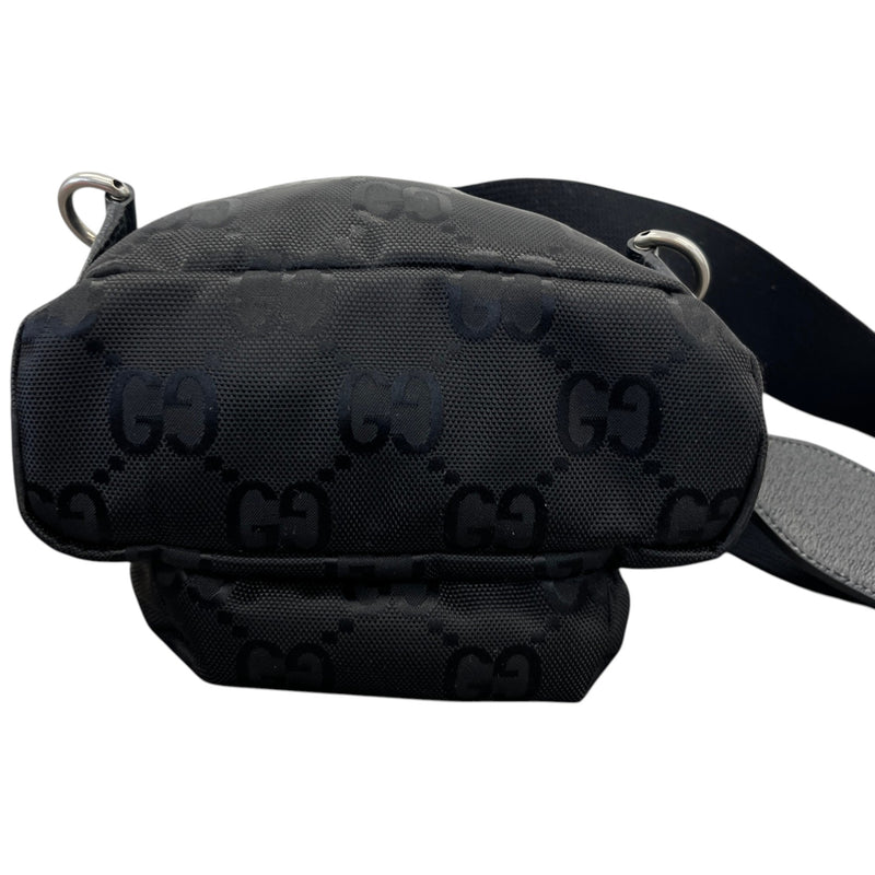 Men's Off The Grid GG Monogram Belt Bag Black