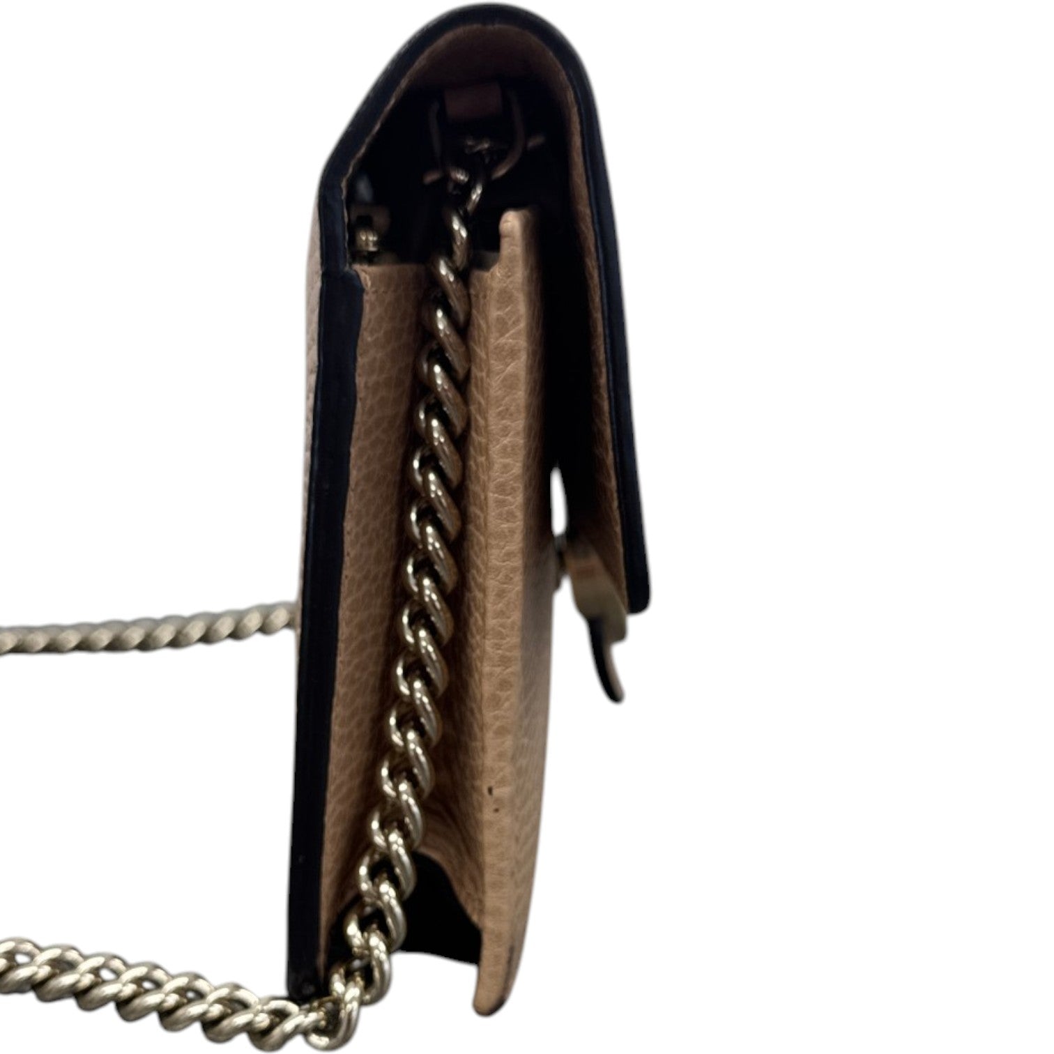 Women's Interlocking G Wallet On Chain Bag Tan - Photo 6