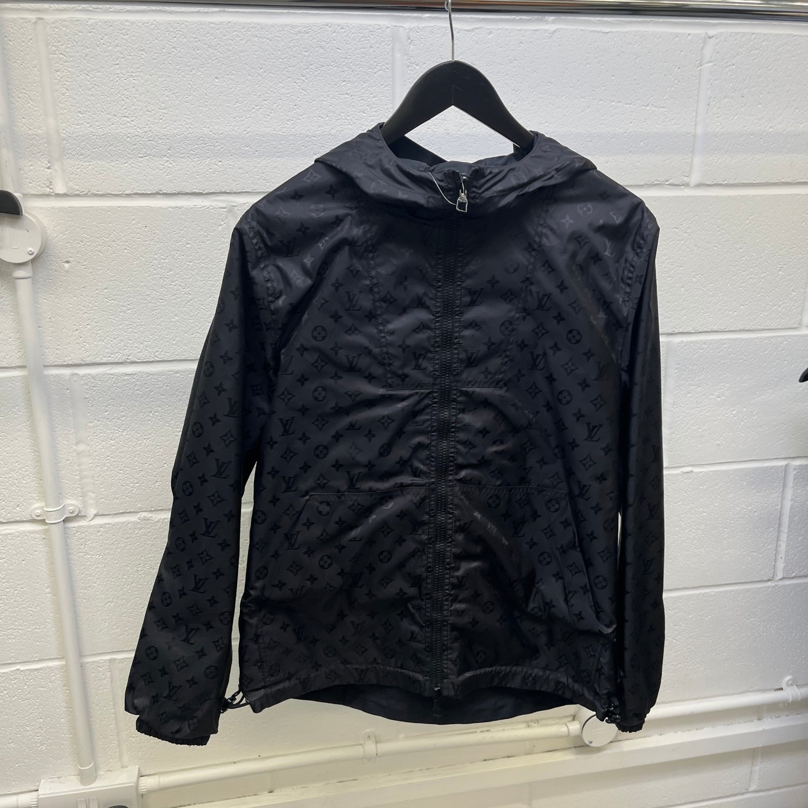 Men's Monogram Reversible Windbreaker Black Size XS - Photo 11