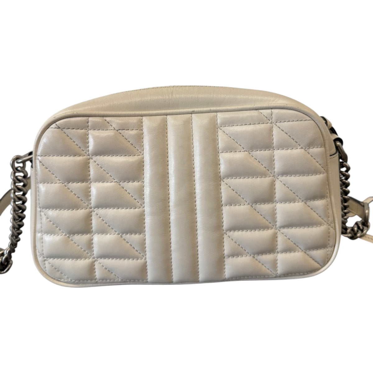 Women's GG Marmont Camera Handbag White - Photo 3