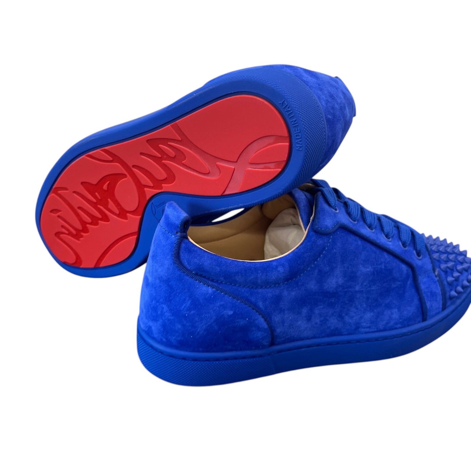 Men's Junior Spikes Low Trainers Blue Size EU 41 / UK 7 - Photo 10