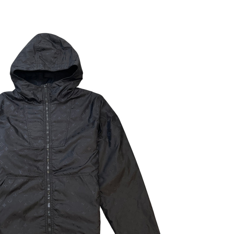 Men's Monogram Reversible Windbreaker Black Size XS