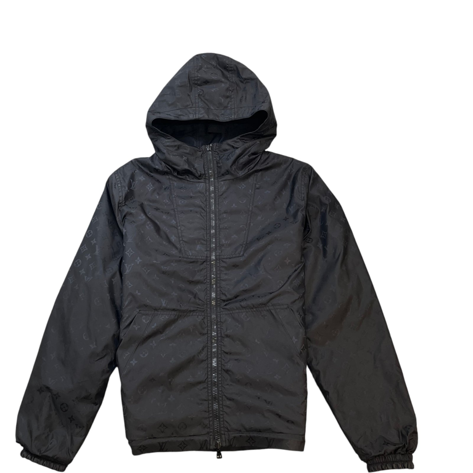 Men's Monogram Reversible Windbreaker Black Size XS - Photo 1
