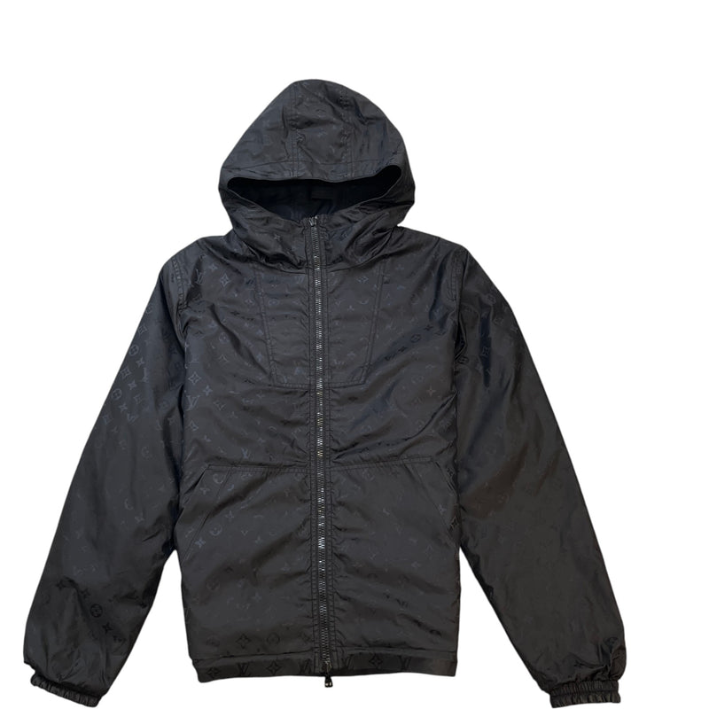 Men's Monogram Reversible Windbreaker Black Size XS