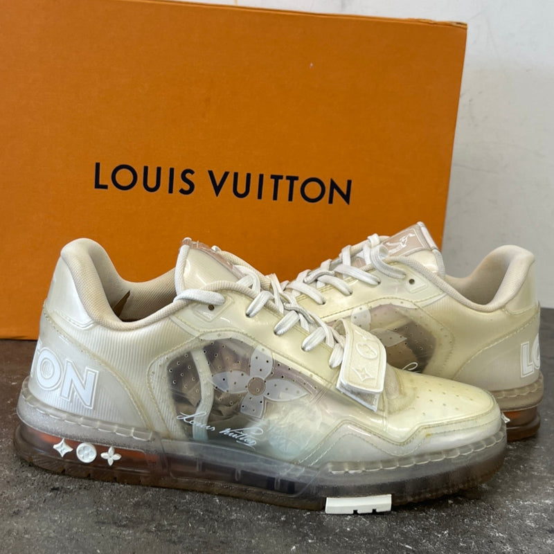 Men's LV Transparent Low Trainers White Size UK 6 / EU 40