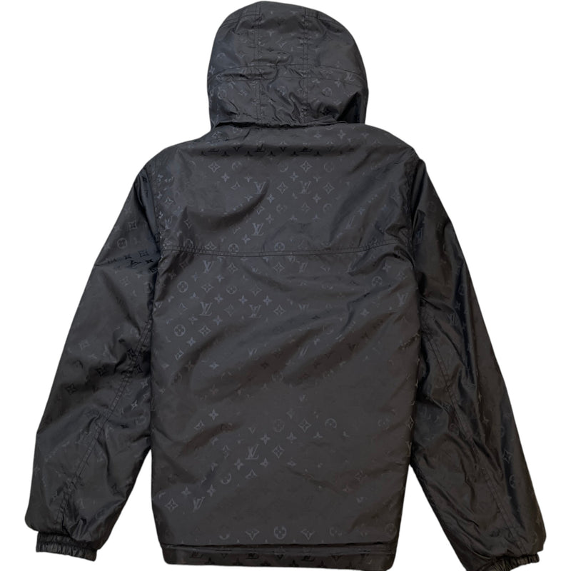 Men's Monogram Reversible Windbreaker Black Size XS