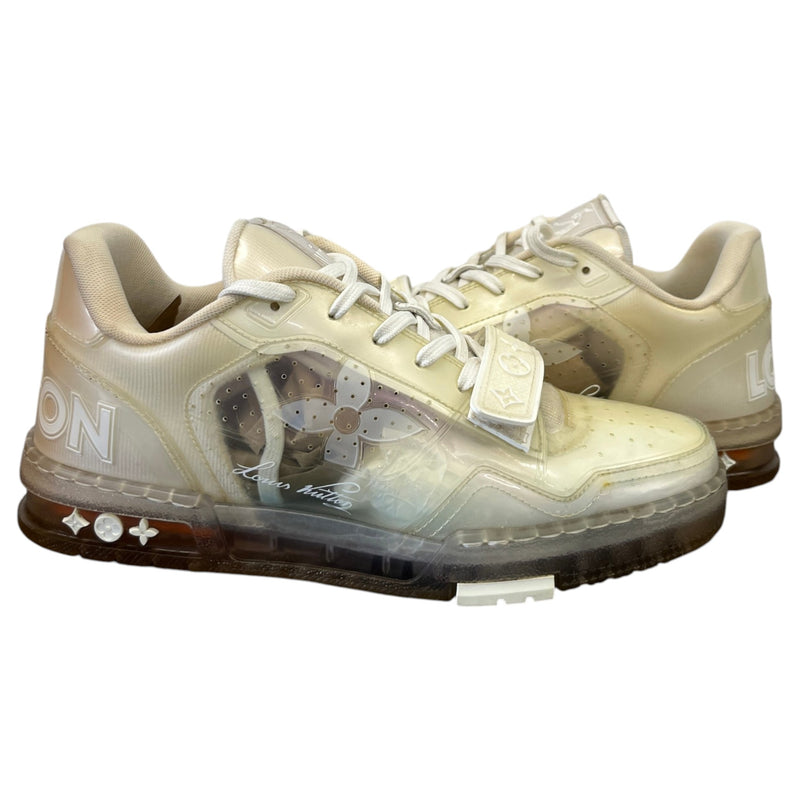 Men's LV Transparent Low Trainers White Size UK 6 / EU 40