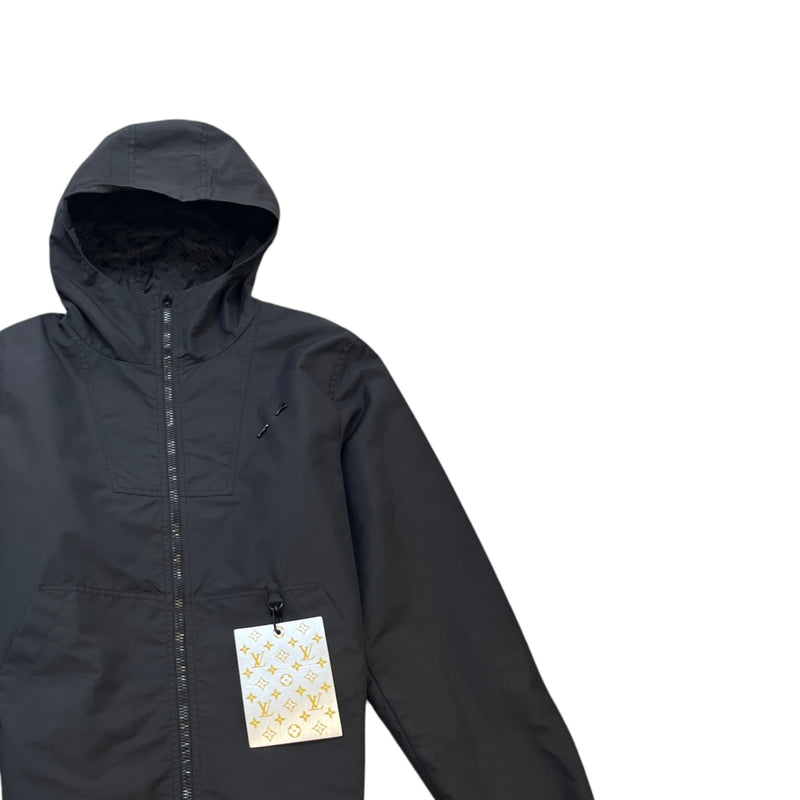 Men's Monogram Reversible Windbreaker Black Size XS