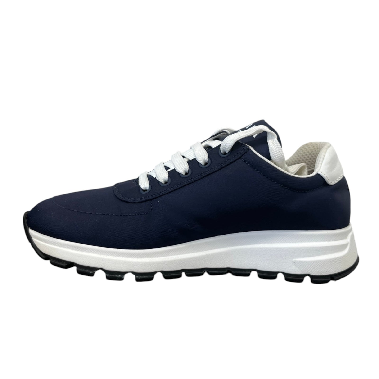 Women's Re-Nylon Logo Print Low Trainers Navy Size EU 38 / UK 5 - Photo 2