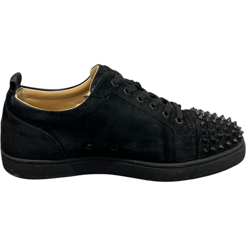 Men's Louis Junior Flat Spike Low Trainers Black Size UK 8.5 / EU 42.5