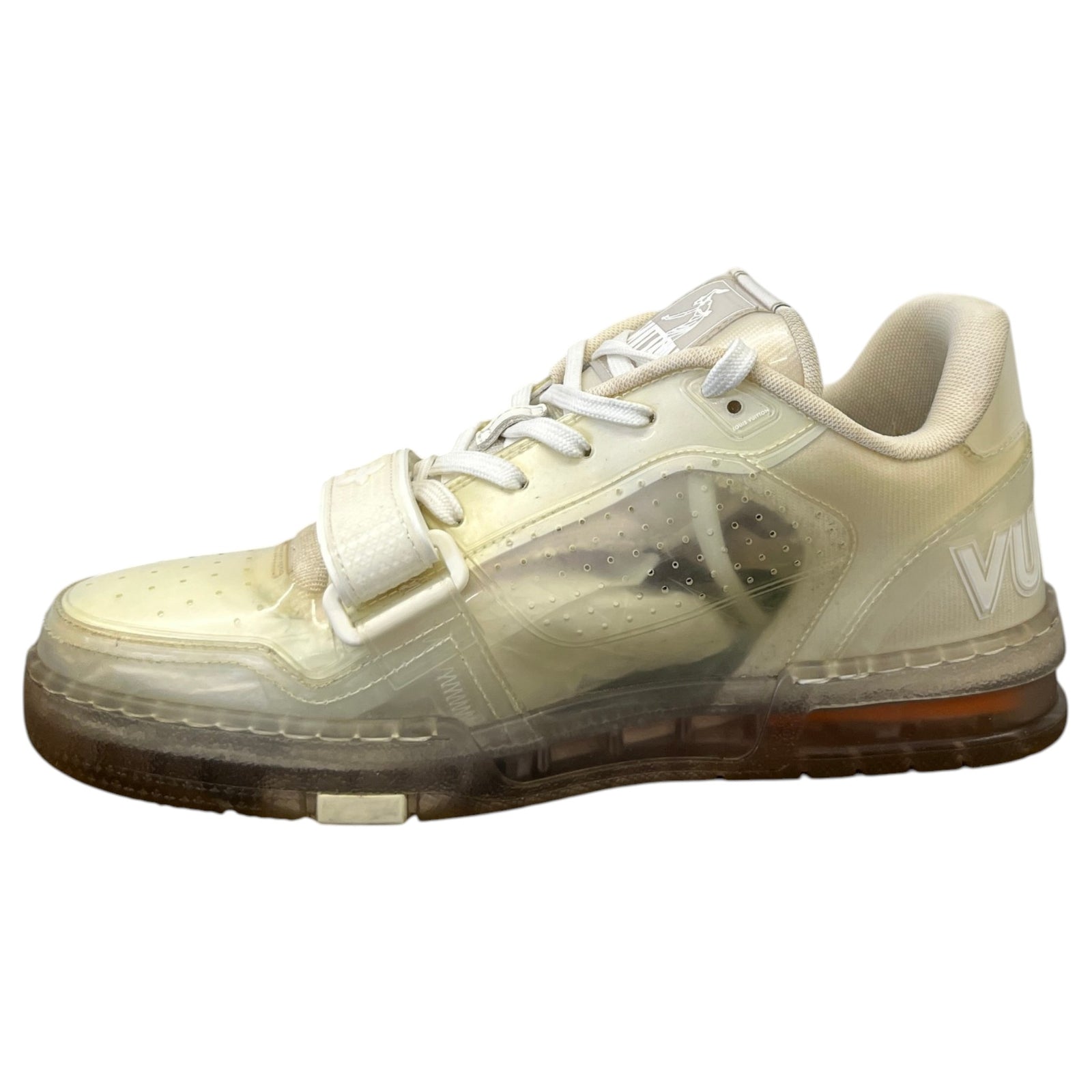 Men's LV Transparent Low Trainers White Size UK 6 / EU 40 - Photo 2