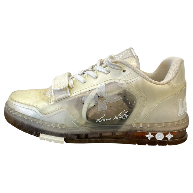 Men's LV Transparent Low Trainers White Size UK 6 / EU 40