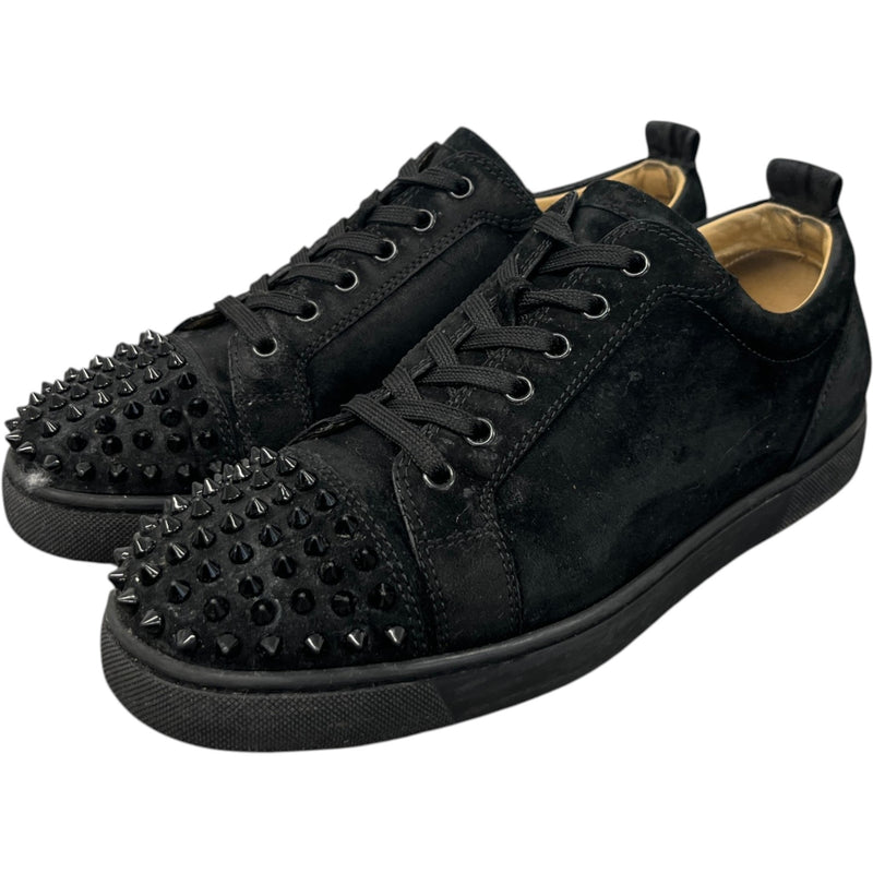 Men's Louis Junior Flat Spike Low Trainers Black Size UK 8.5 / EU 42.5