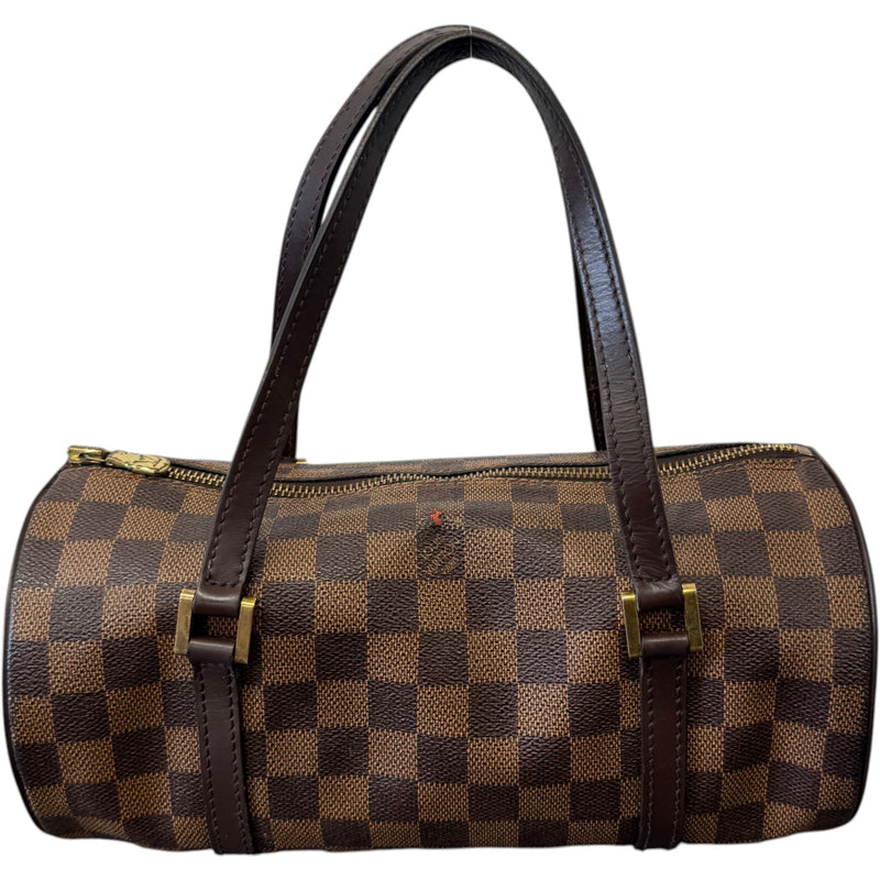 Women's Damier Ebene Papillon Handbag Brown