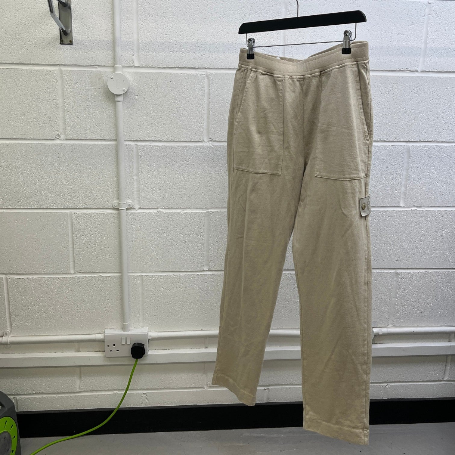 Men's Ghost Piece Joggers Beige Size M - Photo 10