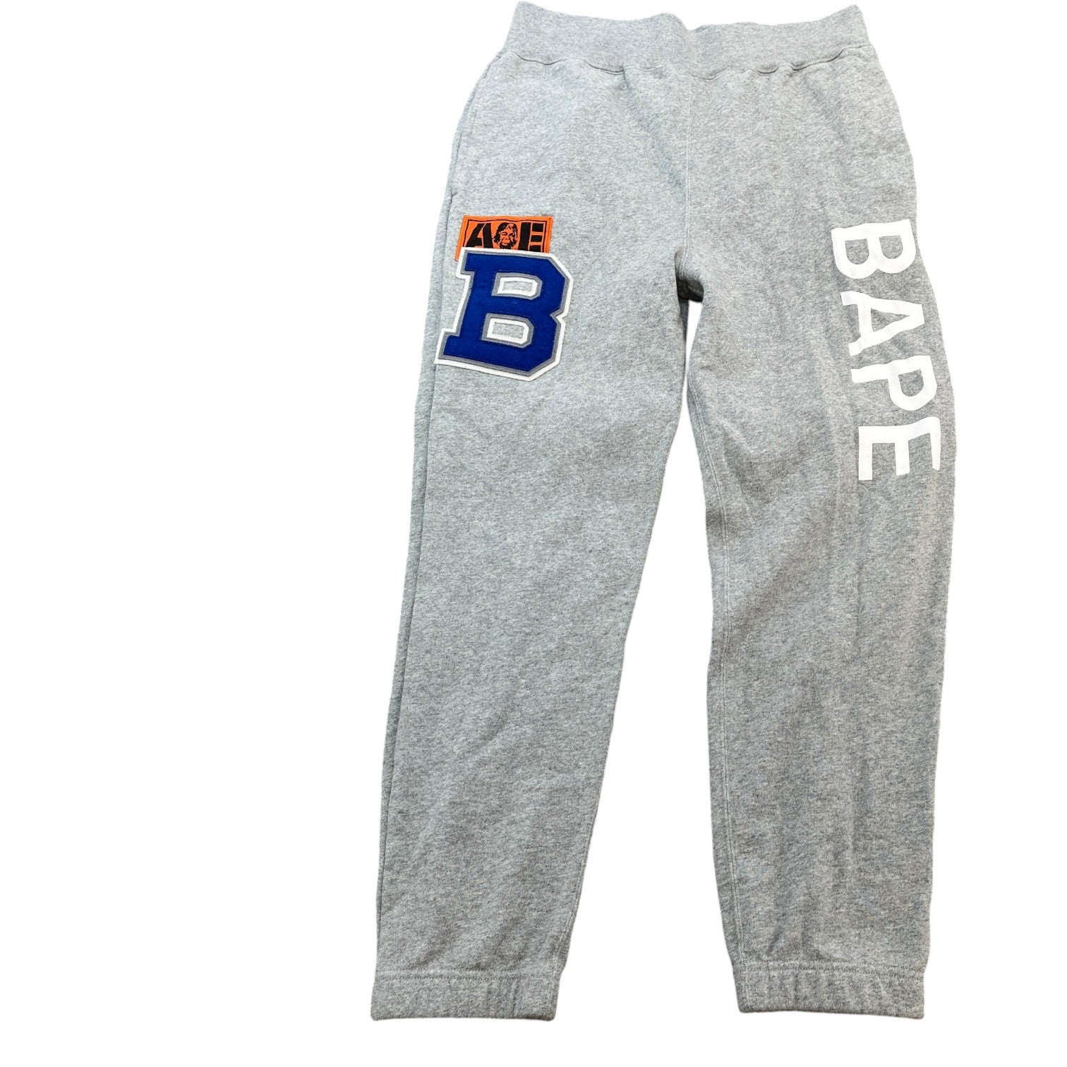 Men's Patch Logo Joggers Grey Size S - Photo 1