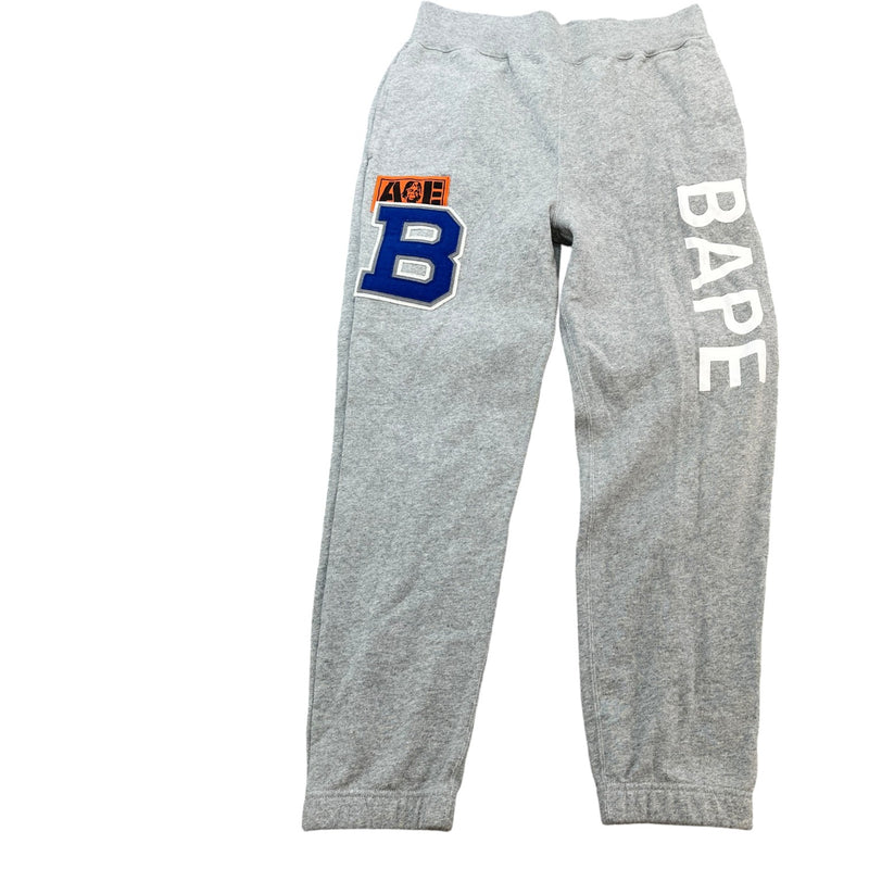 Men's Patch Logo Joggers Grey Size S
