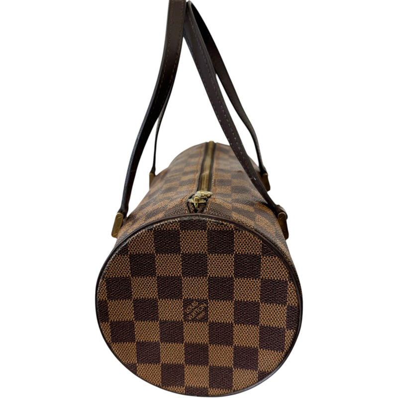 Women's Damier Ebene Papillon Handbag Brown