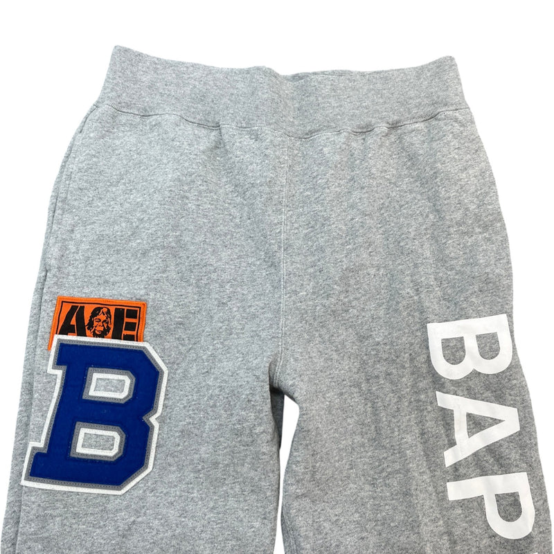 Men's Patch Logo Joggers Grey Size S