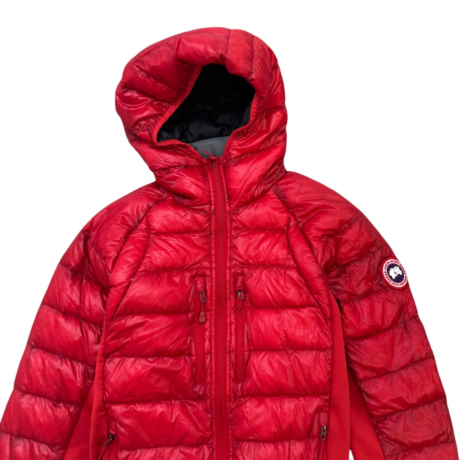 Men's Hybridge Lite Down Jacket Red Size S - Photo 3