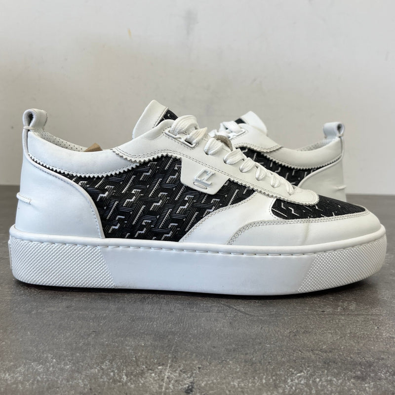 Men's Happyrui Flat Low Trainers White Size UK 7 / EU 41