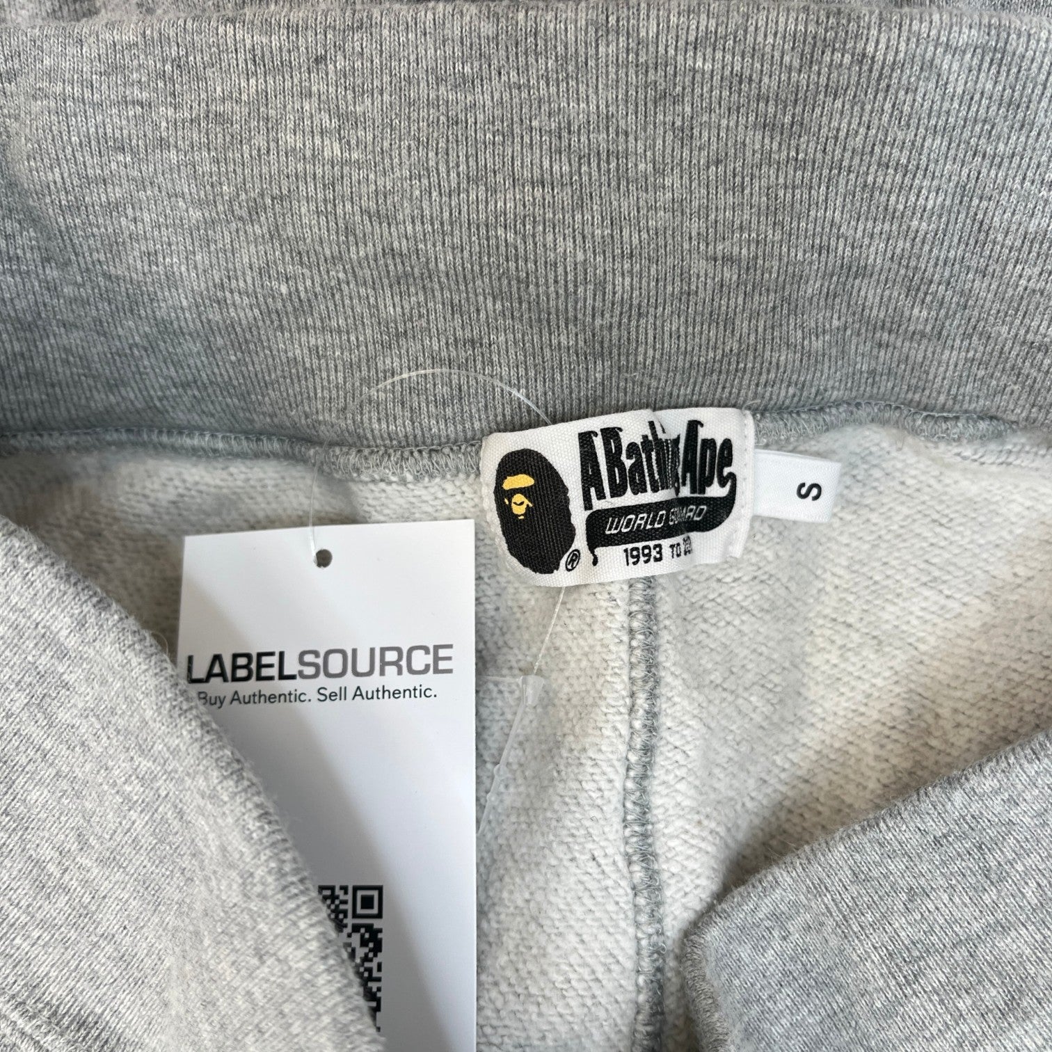 Men's Patch Logo Joggers Grey Size S - Photo 7