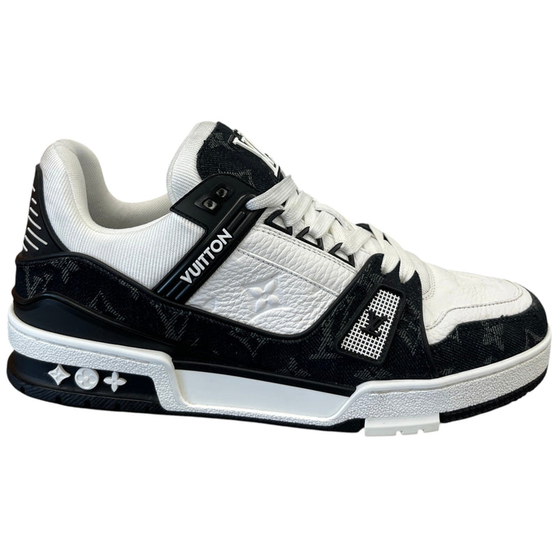 Men's LV Demin Low Trainers White Size UK 6 / EU 40