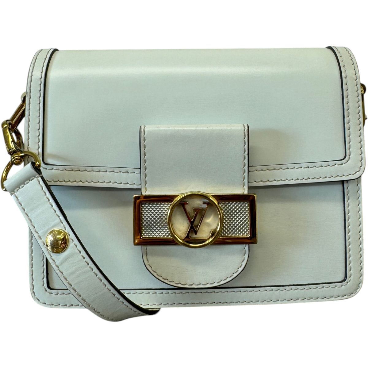 Women's Dauphine Crossbody Bag White - Photo 1