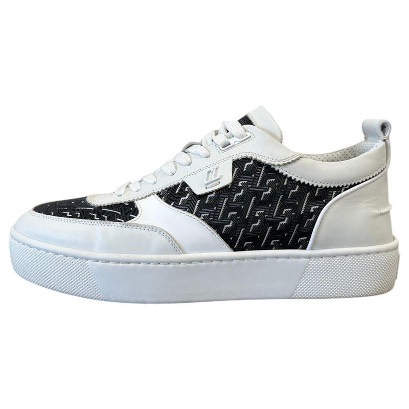 Men's Happyrui Flat Low Trainers White Size UK 7 / EU 41