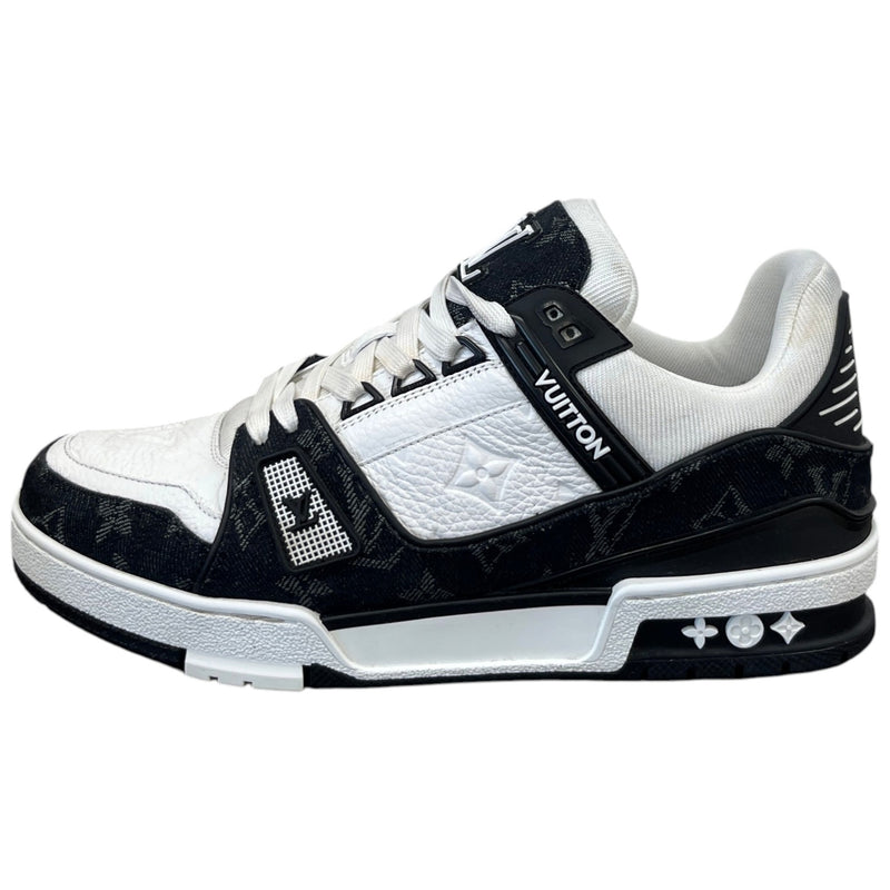 Men's LV Demin Low Trainers White Size UK 6 / EU 40