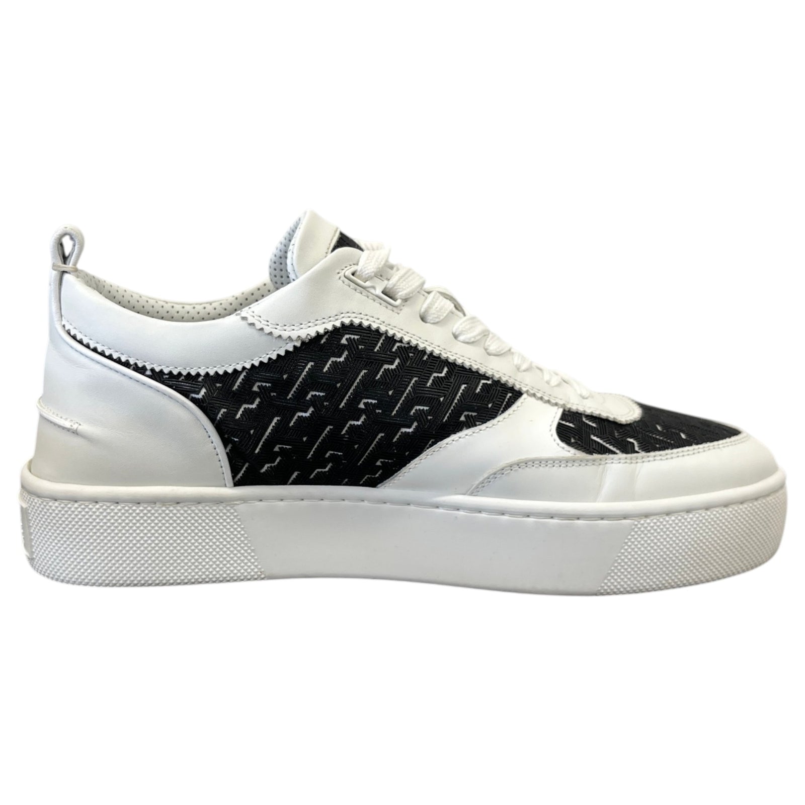 Men's Happyrui Flat Low Trainers White Size UK 7 / EU 41 - Photo 4