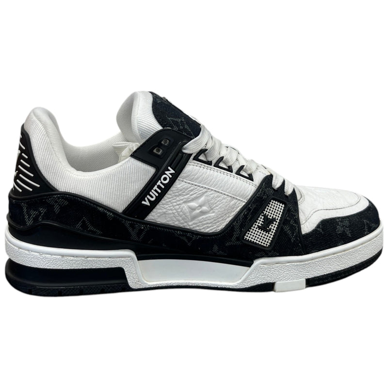 Men's LV Demin Low Trainers White Size UK 6 / EU 40