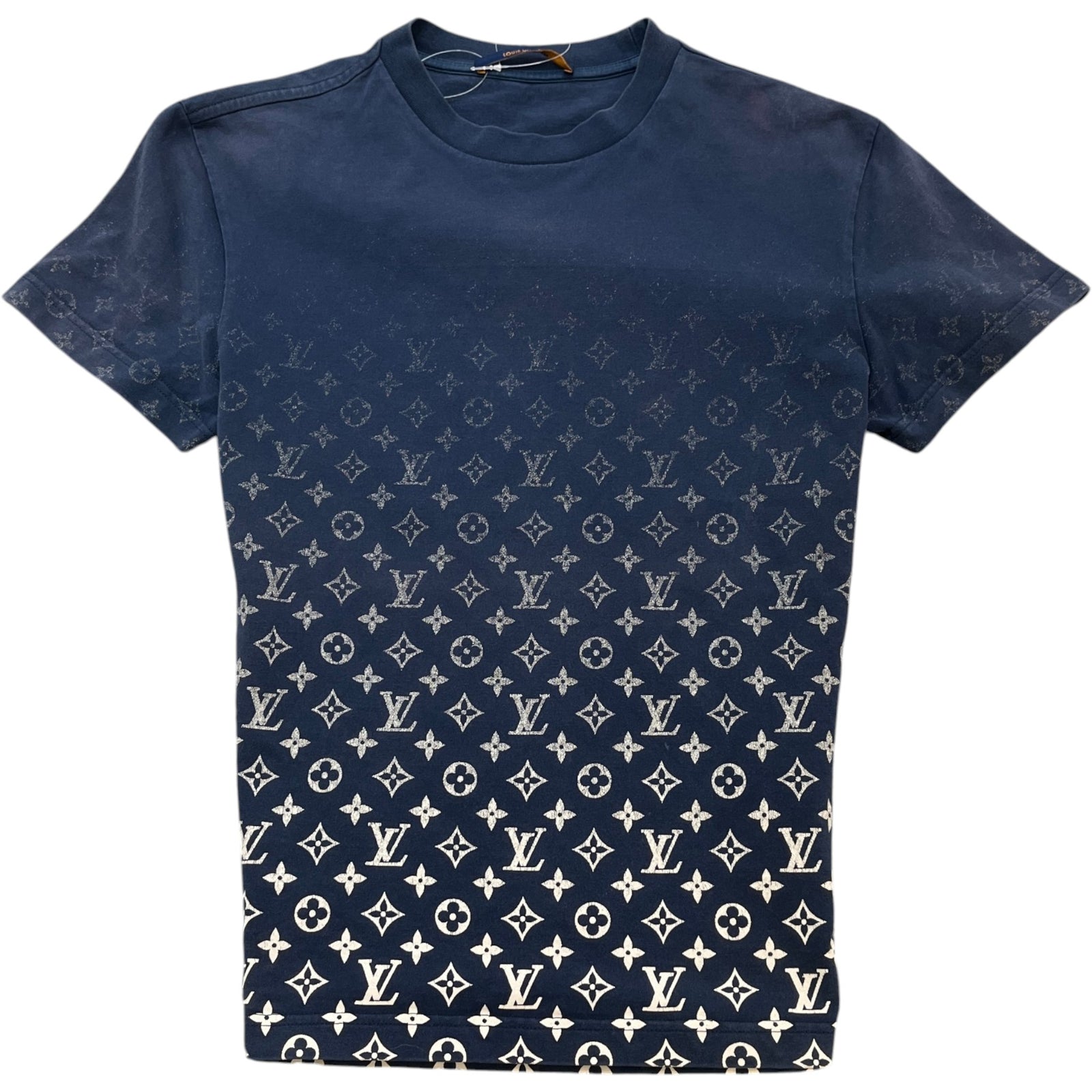 Men's Monogram Gradient T-Shirt Navy Size XS - Photo 1
