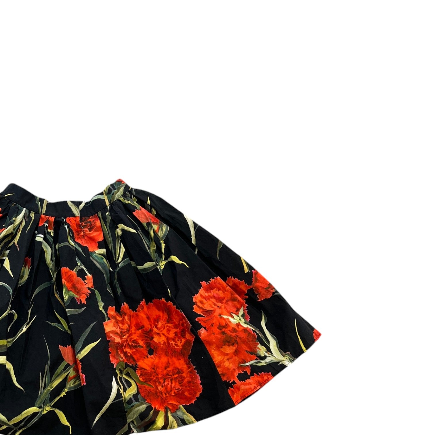 Women's Carnations Floral Midi Skirts Red Size IT 46 / UK 30 - Photo 4
