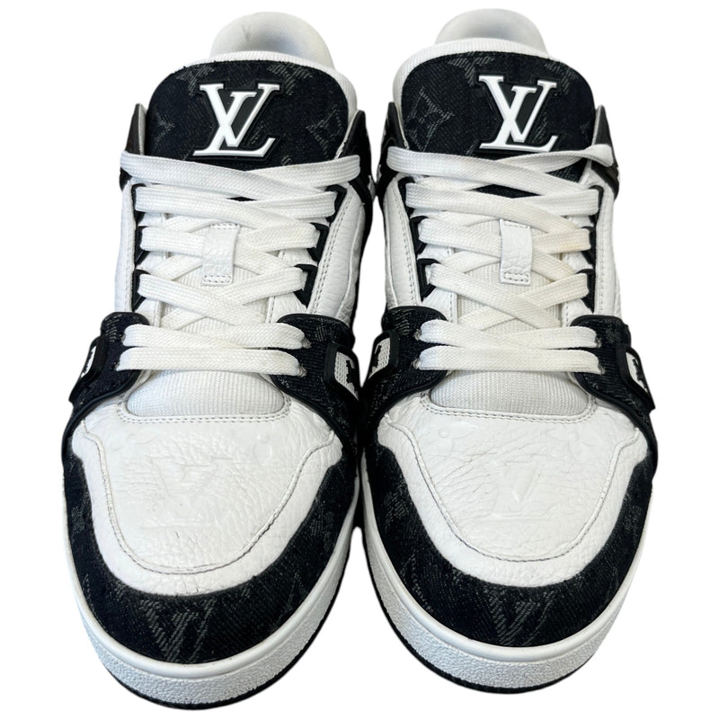 Men's LV Demin Low Trainers White Size UK 6 / EU 40