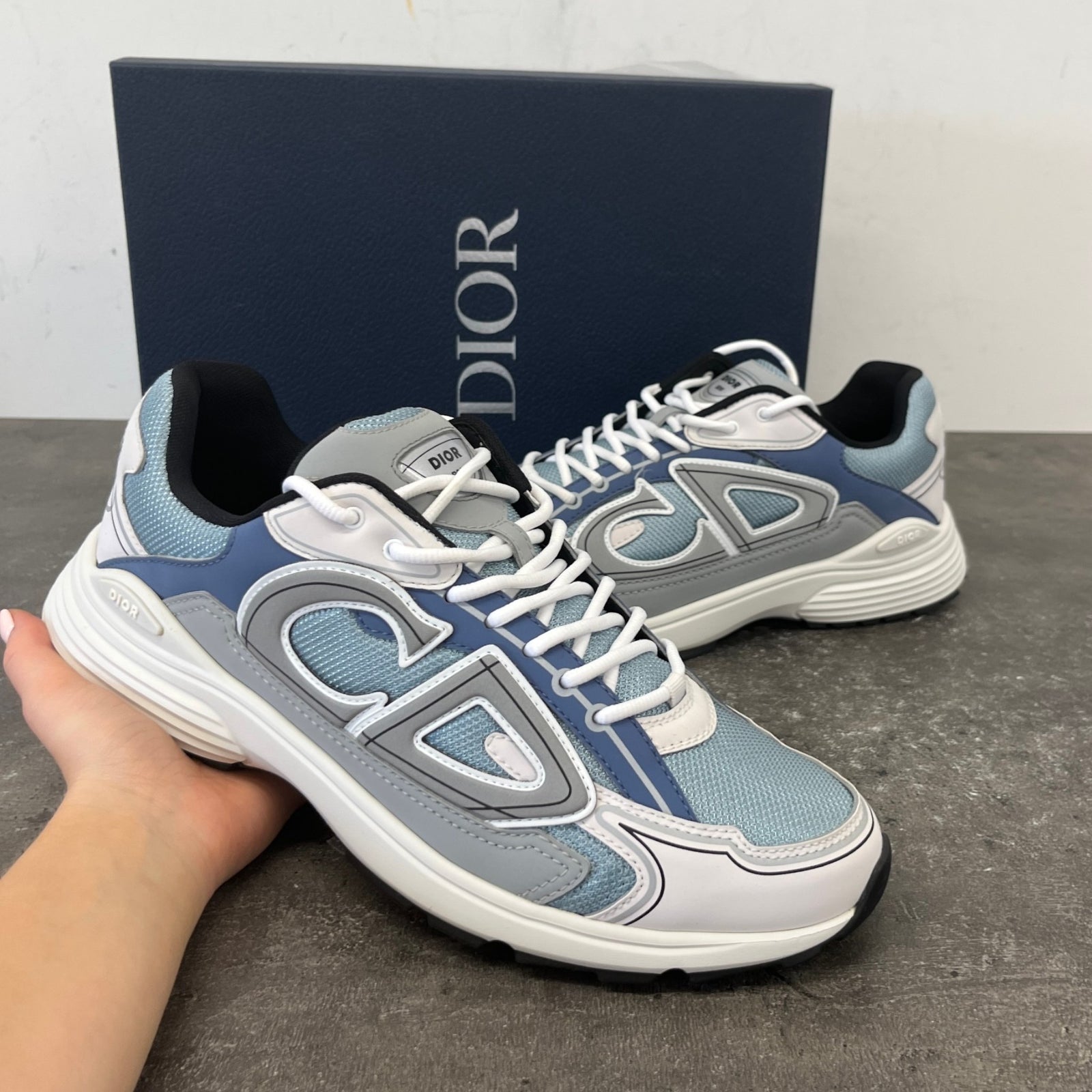 Men's B30 Low Trainers Blue Size EU 46 / UK 12 - Photo 12