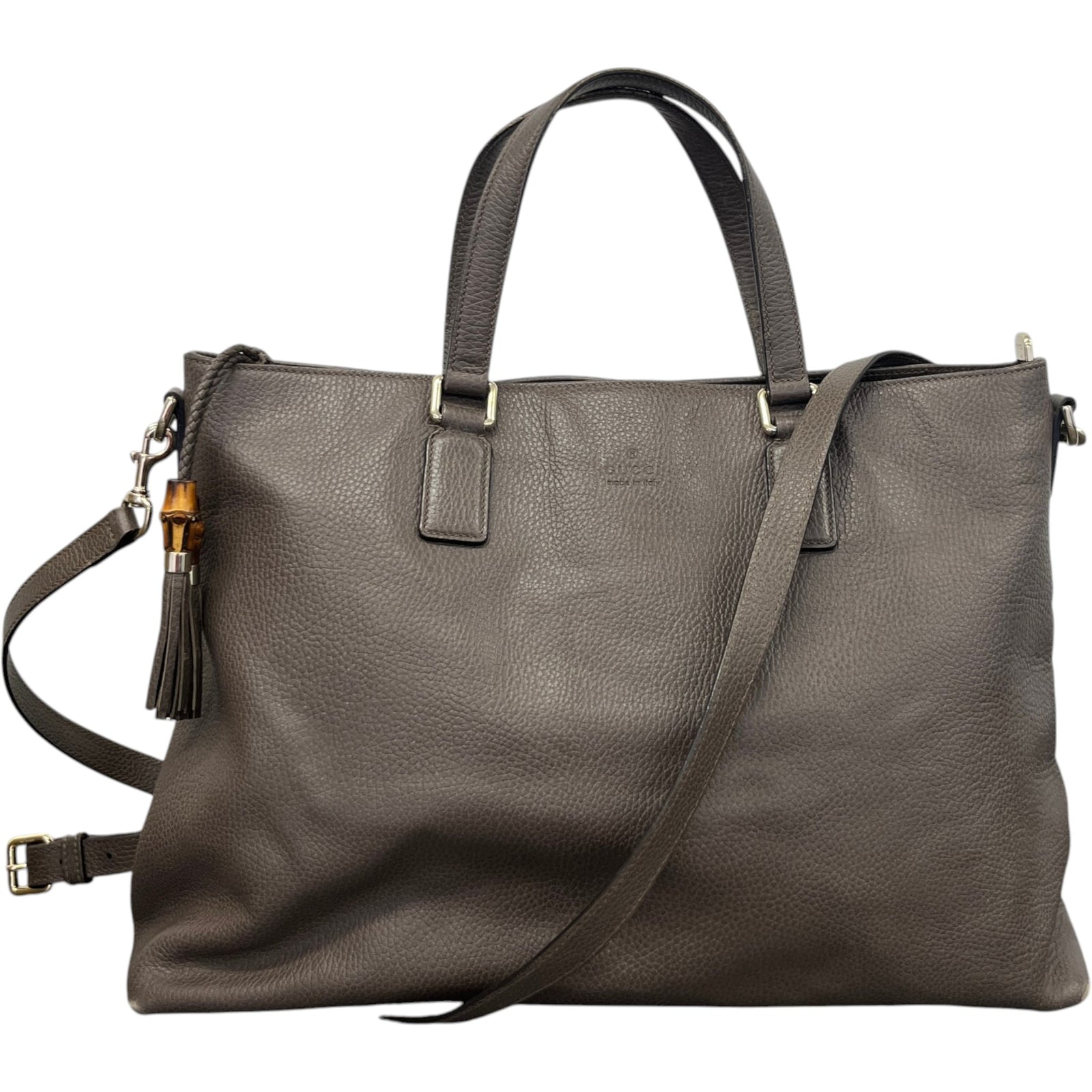 Women's Bamboo Daily Tote Handbag Grey - Photo 1