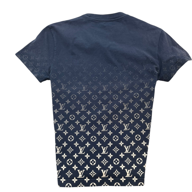 Men's Monogram Gradient T-Shirt Navy Size XS