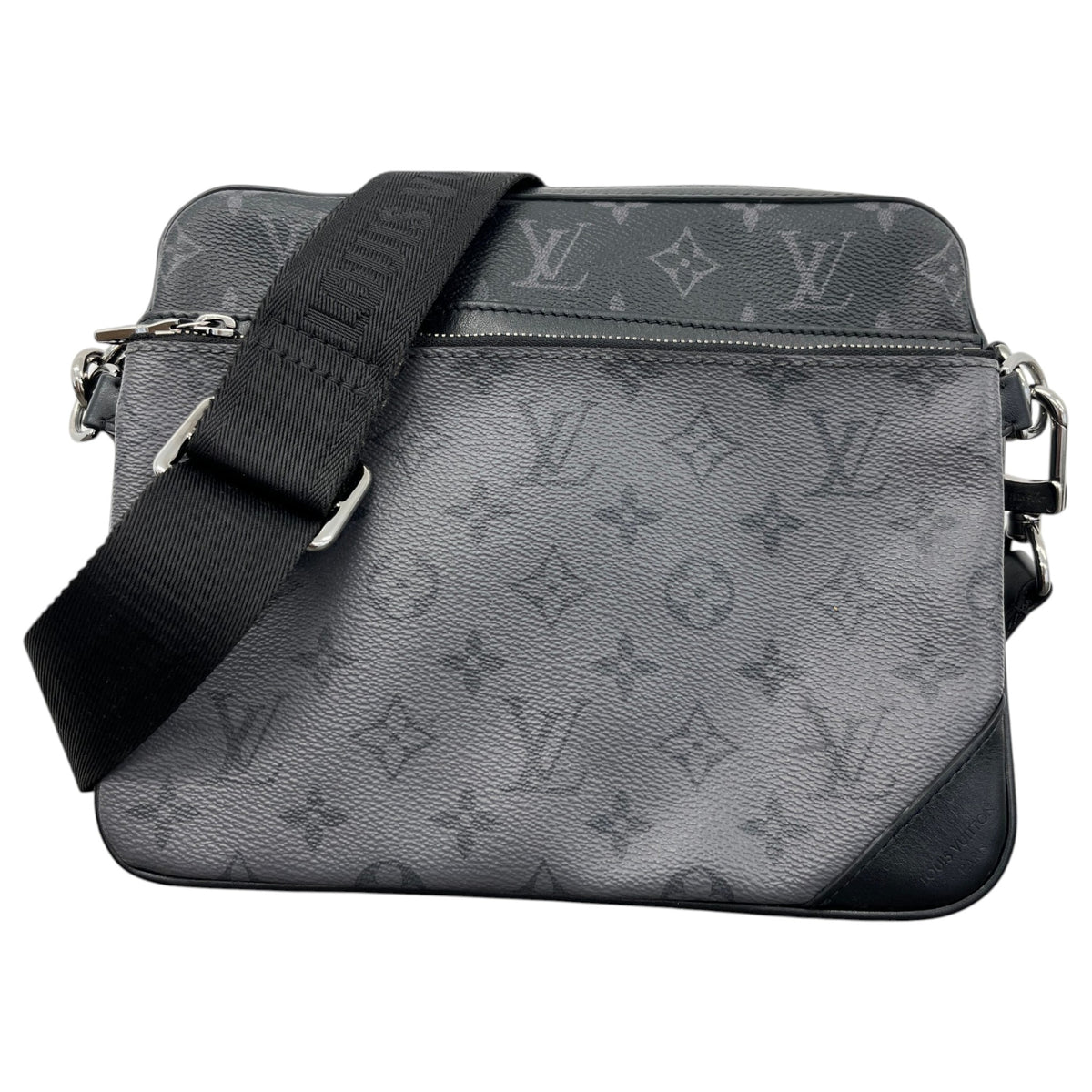 Men's Monogram Eclipse Trio Messenger Bag Charcoal - Photo 1