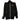 Men's Printed Logo Windbreaker Black Size L