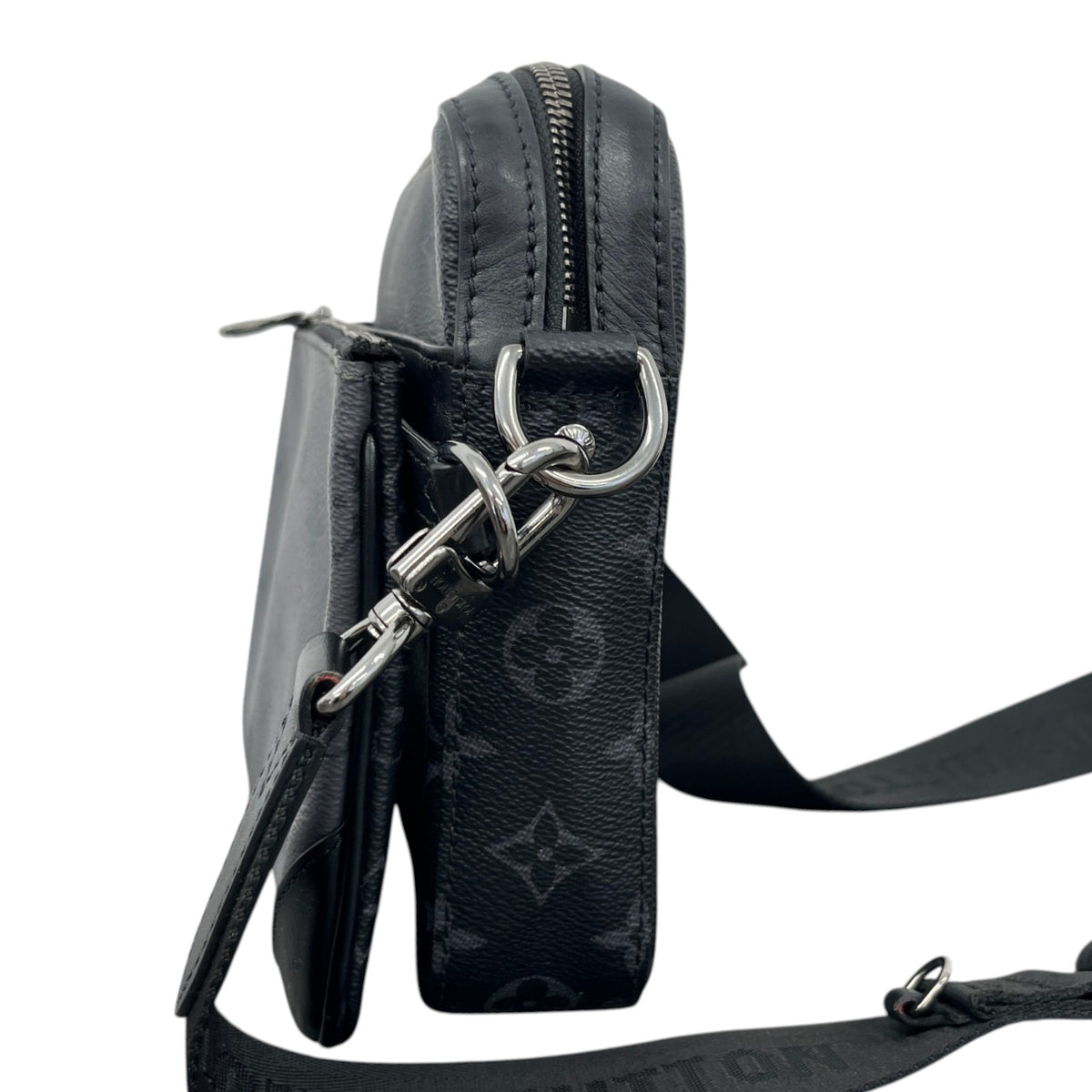 Men's Monogram Eclipse Trio Messenger Bag Charcoal - Photo 7